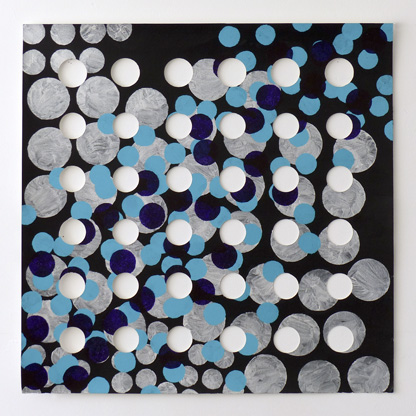 Philip Bradshaw, Studio installation, Echoes and equivalents (paper) 1, 2016